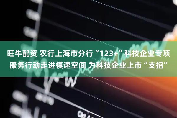 旺牛配资 农行上海市分行“123+”科技企业专项服务行动走进模速空间 为科技企业上市“支招”